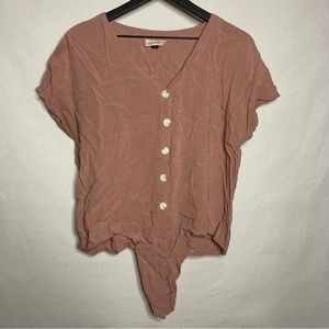 UNIVERSAL THREAD tie waist top women’s size M